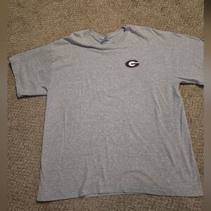 Grey Georgia Bulldog UGA Shirt Size X-Large
